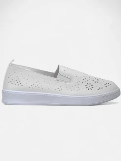 Półbuty^Royalfashion Ażurowe damskie półbuty slip on Mayla