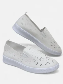 Półbuty^Royalfashion Ażurowe damskie półbuty slip on Mayla