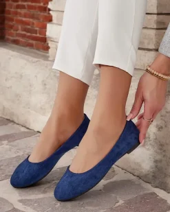 Baleriny Klasyczne^Royalfashion Baleriny damskie Renu Ecru