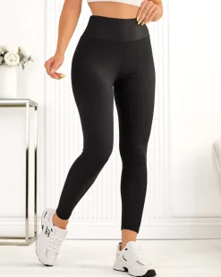 Legginsy / Tregginsy^Royalfashion Bawełniane damskie prążkowane legginsy