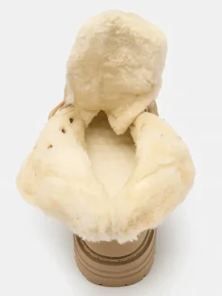 Trapery|Botki Z Delikatnym Ociepleniem^Royalfashion Beżowe trapery damskie Develier beżowy