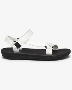 Sandały Płaskie^Royalfashion Białe damskie sportowe sandały Tatags biały