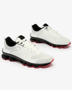 Sportowe^Royalfashion Białe sportowe buty męskie Setorla biały