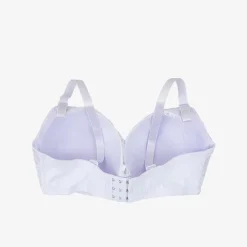 Codzienne^Royalfashion biustonosz z ozdobną koronką biały