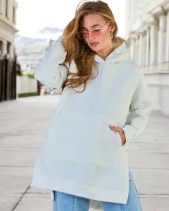 Bluzy^Royalfashion Bluza damska oversize krem