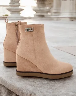 Botki Z Delikatnym Ociepleniem|Botki Na Koturnie^Royalfashion Botki damskie na koturnie Serda