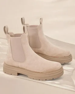 Botki Z Delikatnym Ociepleniem|Botki Na Płaskim Obcasie^Royalfashion Botki damskie z ozdobnym paskiem Ozzoas