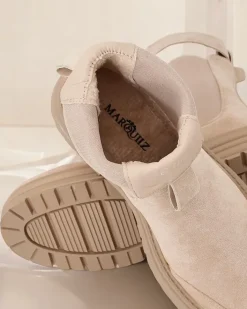 Botki Z Delikatnym Ociepleniem|Botki Na Płaskim Obcasie^Royalfashion Botki damskie z ozdobnym paskiem Ozzoas