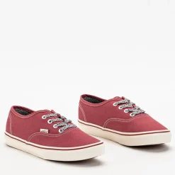 Trampki^Royalfashion Ciemnoróżowe damskie tenisówki Isyia Bordowy