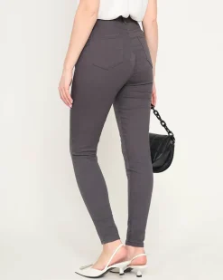 Jeansy^Royalfashion Ciemnoszare jeansy damskie rurki