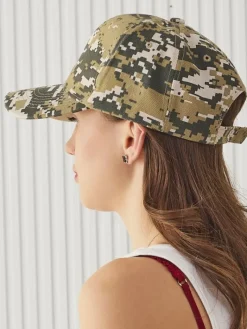 Czapki I Kapelusze^Royalfashion Czapka z daszkiem moro CamoFlex khaki