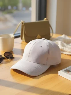 Czapki I Kapelusze^Royalfashion Czapka z Daszkiem Mila Street gołębi szary