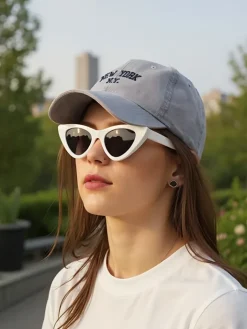 Czapki|Czapki I Kapelusze^Royalfashion Czapka z Daszkiem Unisex New York gołębi szary