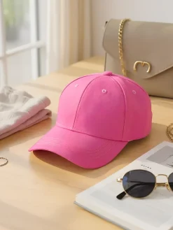 Czapki I Kapelusze^Royalfashion Czapka z Daszkiem Mila Street różowy