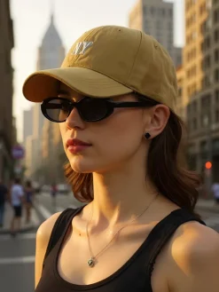 Czapki|Czapki I Kapelusze^Royalfashion Czapka z Daszkiem Unisex NY Camel