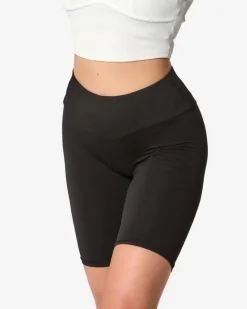 Krótkie Spodenki|Legginsy / Tregginsy^Royalfashion Czarne damskie legginsy kolarki czarny