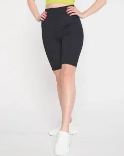 Spodenki 3/4|Krótkie Spodenki^Royalfashion Czarne damskie legginsy kolarki czarny