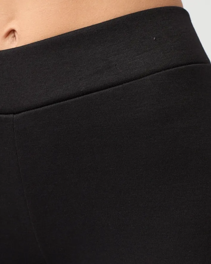 Legginsy / Tregginsy^Royalfashion Czarne legginsy damskie z ociepleniem