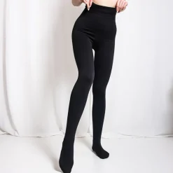 Rajstopy^Royalfashion Czarne ocieplane rajstopy damskie 1200 DEN czarny