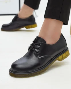 Półbuty^Royalfashion Czarne półbuty damskie Heloso czarny