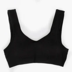 Bielizna|Sportowe^Royalfashion sportowy biustonosz dziecięcy czarny