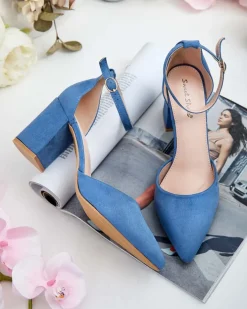 Buty Na Wielkie Wyjście|Sandały Na Słupku^Royalfashion Czółenka damskie na słupku Lilolla Ecru