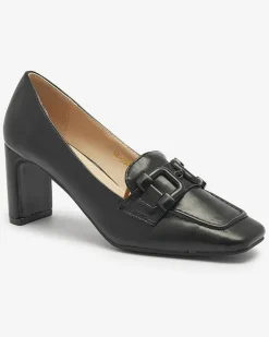 Klasyczne^Royalfashion Czółenka damskie w kolorze czarnym Mokwell