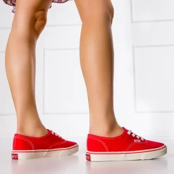 Trampki^Royalfashion Czerwone damskie tenisówki typu trampki Lifeda czerwony