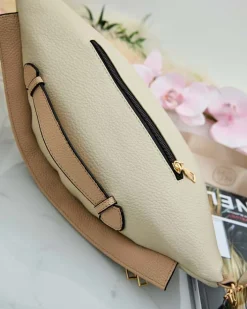 Nerki I Saszetki|Małe Torebki^Royalfashion Damska mała torebka typu nerka beżowy