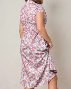 Sukienki Letnie|Sukienki Długie^Royalfashion Damska sukienka midi w kwiaty różowy