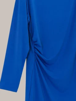 Sukienki Krótkie^Royalfashion Damska sukienka tkaninowa Ecru