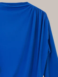 Sukienki Krótkie^Royalfashion Damska sukienka tkaninowa Ecru