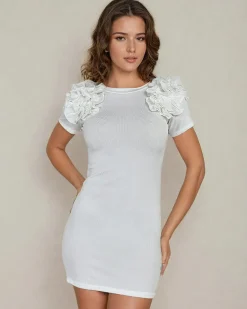 Sukienki Letnie|Sukienki Krótkie^Royalfashion Damska sukienka mini biały