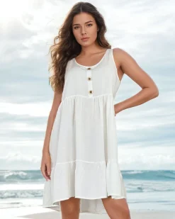 Sukienki Letnie|Sukienki Krótkie^Royalfashion Damska sukienka mini biały