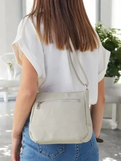 Małe Torebki^Royalfashion Damska torebka mała z eko skóry Jasny szary