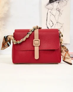 Małe Torebki^Royalfashion Damska torebka eko skórzana czerwony