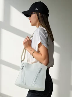 Małe Torebki^Royalfashion Damska torebka mała z eko skóry biały