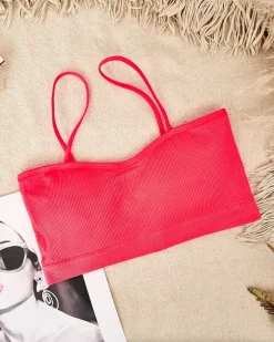 Sportowe^Royalfashion Damski biustonosz sportowy różowy