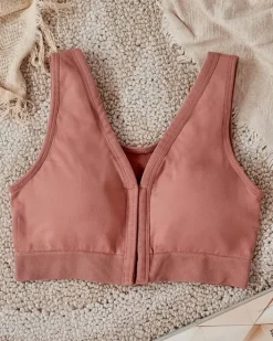 Sportowe^Royalfashion Damski biustonosz sportowy różowy