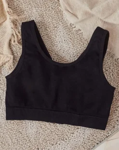 Sportowe^Royalfashion Damski biustonosz sportowy czarny