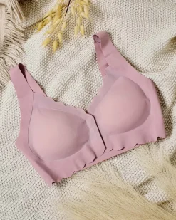 Sportowe^Royalfashion Damski biustonosz sportowy różowy