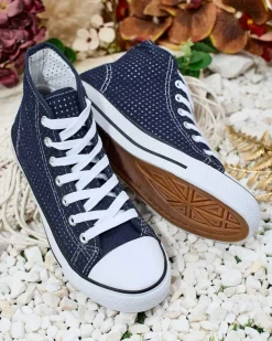 Trampki^Royalfashion Damskie ażurowe trampki Nimm Ecru