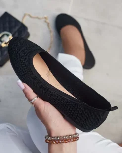 Buty Na Wielkie Wyjście|Baleriny Klasyczne^Royalfashion Damskie baleriny Salin czarny