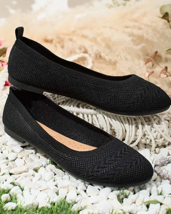 Buty Na Wielkie Wyjście|Baleriny Klasyczne^Royalfashion Damskie baleriny Salin czarny