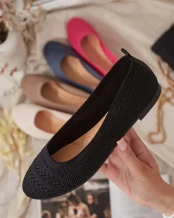 Buty Na Wielkie Wyjście|Baleriny Klasyczne^Royalfashion Damskie baleriny Salin czarny