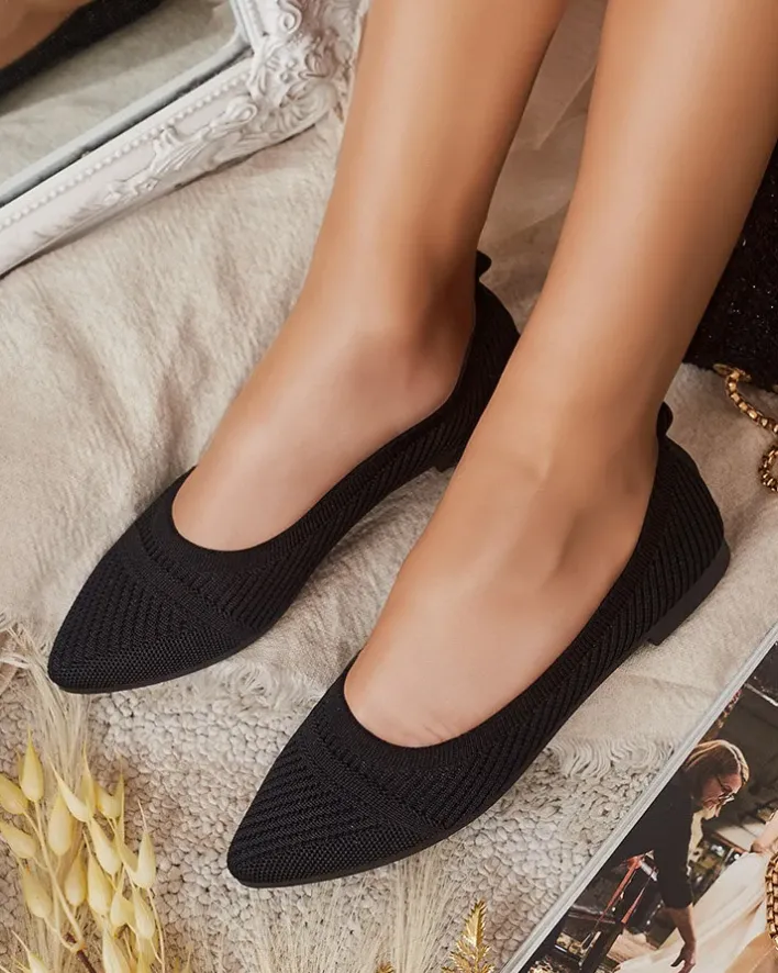 Buty Na Wielkie Wyjście|Baleriny Klasyczne^Royalfashion Damskie baleriny Xamini czarny