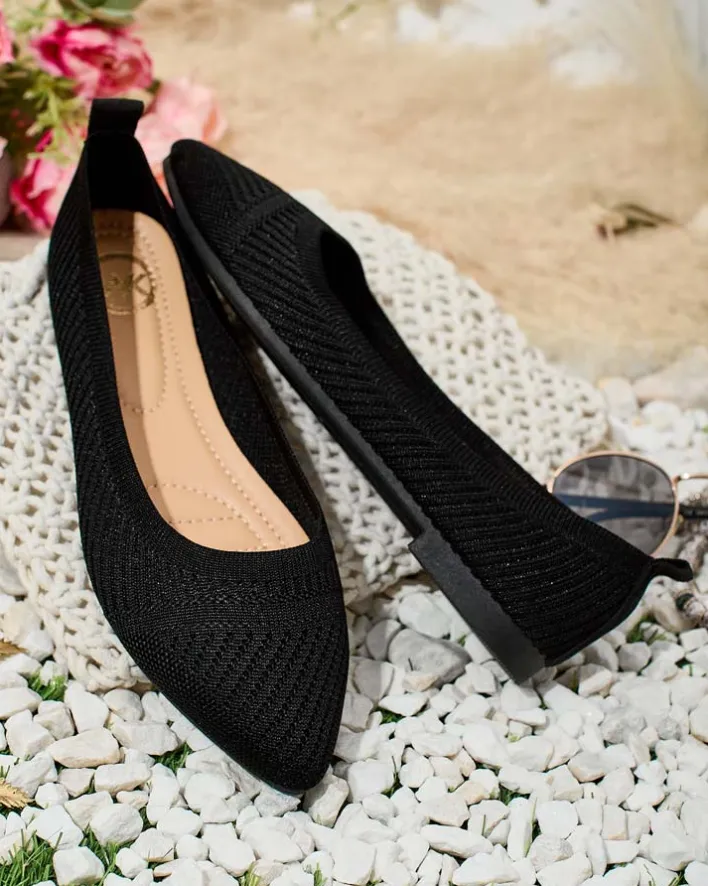 Buty Na Wielkie Wyjście|Baleriny Klasyczne^Royalfashion Damskie baleriny Xamini czarny