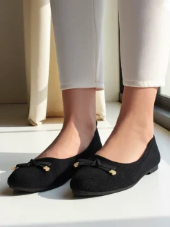 Buty Na Wielkie Wyjście|Baleriny Klasyczne^Royalfashion Damskie baleriny Bieso czarny