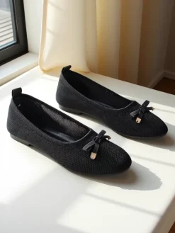 Buty Na Wielkie Wyjście|Baleriny Klasyczne^Royalfashion Damskie baleriny Bieso czarny