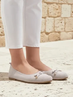 Buty Na Wielkie Wyjście|Baleriny Klasyczne^Royalfashion Damskie baleriny Bieso biały